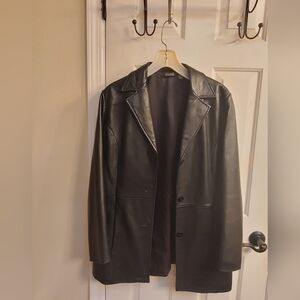 Ganni Black Trench Coat Classic Elegance